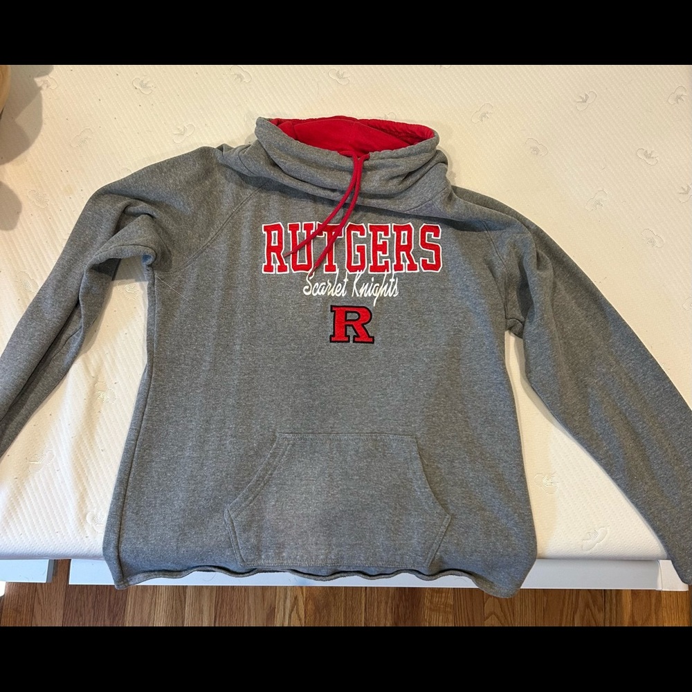 Rutgers Funnel Neck hoodie